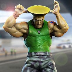 STL file Guile Zombie From Street Fighter for 3D printing 🧟・3D printing  idea to download・Cults