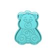 332910772_6158876784174952_8593807314321084216_n.jpg Bears That Care Cookie Cutter Set Outline cutters and imprint stamp
