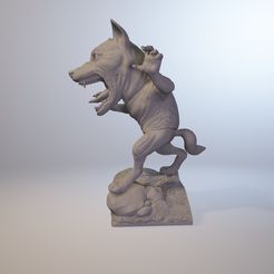 Werewolfstl009.jpg Archivo STL Hombre lobo・Objeto para impresora 3D para descargar, MWopus