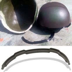 bordure avant.jpg Download STL file Felin Helmet - Resin shell linings • 3D printer model, ganather