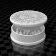 grinderv1thai00001.jpg Archivo STL molinillo de hierbas de cáñamo y especias estilo tatuaje・Plan para descargar y imprimir en 3D