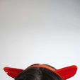 20240408_155653.jpg Fox Ears (Solo & Headbands) Multiple Designs, Multi Colored, with Holes for Earrings