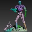 S-24.jpg Terminator T-800 Endoskeleton Salvation Diorama T2 Improved Version