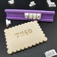 Image-1.jpg STL file Letter stamp set, personalized cookies + small butter cookie cutter・Design to download and 3D print