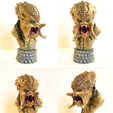 Busto tallado Predator (HD), cybadiva