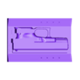 Glock G19 panqueca - Esquerda.stl Glock G19 разъемная вакуумная пресс-форма.