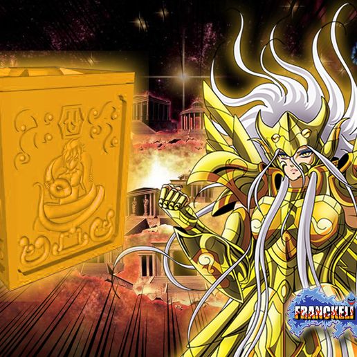 saint seiya ofiuco oro box V2 - 3D model önizlemesi