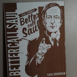 IMG-20230124-WA0031.jpg DXF file decorative painting design SAUL GOODMAN laser and cnc router・3D printable design to download