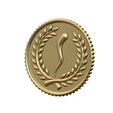 Horn-Italian-Coin-Bay-leaves-crown-branches-00.jpg Italian horn bay leaves branches crown coin 3D print model