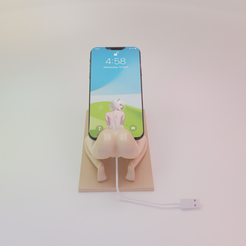 preview01.png Fichier STL Anime Girl Fuck From Behind Phone Stand・Design pour impression 3D à télécharger