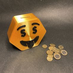1.JPG STL file Hexagonal Money Box・3D print model to download, af_inventions