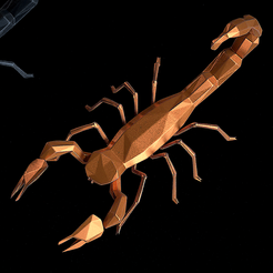 Untitled_Viewport_005.png Fichier OBJ Scorpion・Objet pour imprimante 3D à télécharger