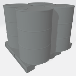 fuel_pallet_2.png Fichier STL gratuit Palette de fûts de carburant・Objet imprimable en 3D à télécharger