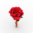 rose1.png rose flower - printing optimized design