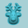 02.png Christmas Reindeer Face - Molding Arrangement EVA Foam