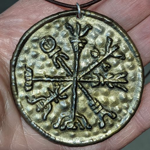 Vegvisir Icelandic Talisman 3D model