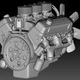 06.jpg Motor Pontiac 455 v8 Tri-Power 24ª e 18ª escala Impressão 3d de peças completas e separadas também
