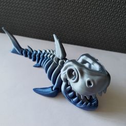 Flexi Print-in-Place Esqueleto Tiburón
