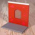 P1222800.jpg Brick Wall Diorama - Street Scene Modular Action Figure Display