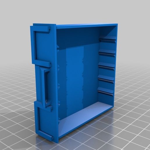 Customizable Storage Drawers with Removable Dividers 3D model