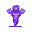 SWOLE-KITTY.obj Hallo kitty swole Körper