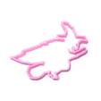 Sorcière H 1 rose.png Punch Halloween Witch Cookie Cutter