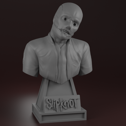 Kiyo3D-Corey-Taylor-Mask12.png Slipknot Corey Taylor Bust with Mask