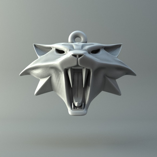 Cat School Medallion — The Witcher 3D model