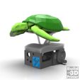 ST_1-1_010.jpg Free STL file Save the Sea Turtles (automata)・3D printable model to download, Jwoong