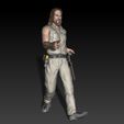 ZGrab09.jpg Dude Big Lebowski Cable Guy figurine for 3D printing