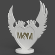 love-you-mom-mother-day-pendant-wall-desk-table-medal-2.png love you mom with wings wall art - table - desk - keychain