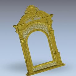 83.jpg Free STL file wonderful medieval religious temple door・3D printer model to download, 3DPrinterFiles
