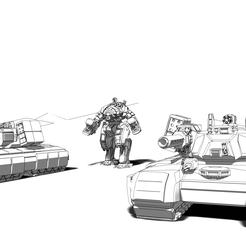 mammoth1.png STL file Battletech - Mammoth Assault Tank - Custom unofficial unit・3D printer model to download