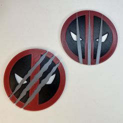 IMG_3037.jpg Fichier STL gratuit Sous-verres Deadpool 3・Design imprimable en 3D à télécharger
