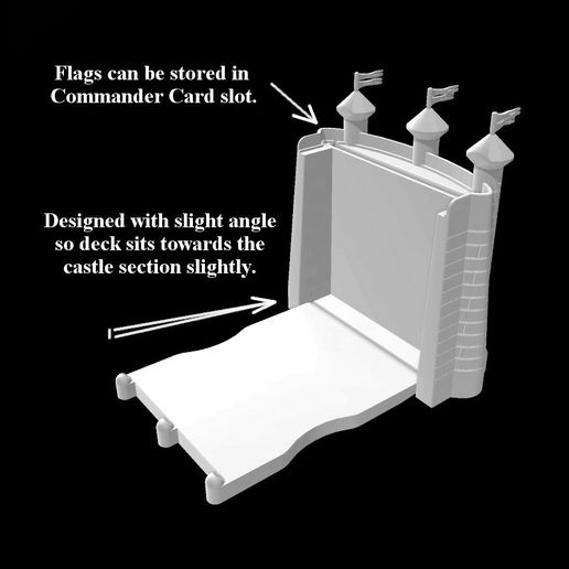 Arcades, the Strategist (Commander/EDH) - MTG Deck Holder (RESIN & FDM  Print in place) STL File for Cults