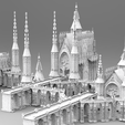 gothic-dark-city-series.1351.png Gothic Cathedral Angel Architecture Kit bash Extended