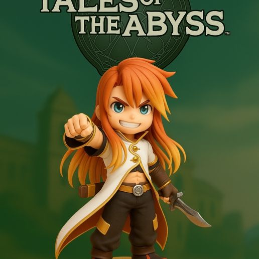 🎲 Luke fon Fabre tales of the abyss・ STL File for 3D printing・Cults