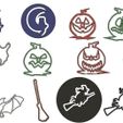 Sans titre 1_large_large.jpg Halloween cookie cutters, set of 12 or stencils