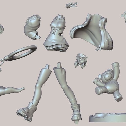 894.jpg BRIDGET - Guilty Gear STL 3D PRINT