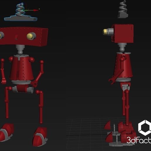 Esquema_BadRobot_3DFactory.jpg Télécharger fichier STL Bad Robot 3dPrintable 3dFactory Brasil • Modèle imprimable en 3D, 3dFactory