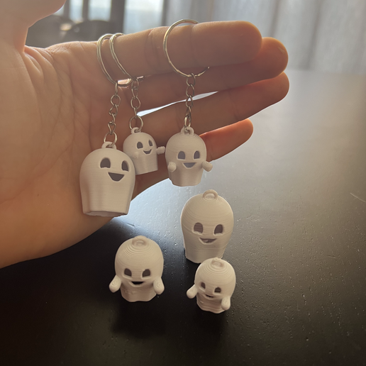 👻 Ghost Keychain・ 3D File for ・Cults