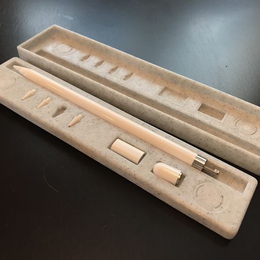 Magnetic Apple Pencil Case V2 3D model