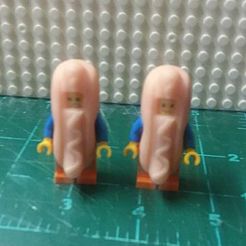 Минифигурка, головной убор, костюм хот-дога