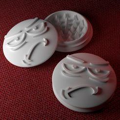 BadSmile.jpg Archivo STL Grinder BadSmile・Diseño de impresora 3D para descargar