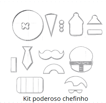 kit poderoso chefinho modular