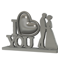 I-love-You-Sign-Gift.png I LOVE YOU Showpiece Gift