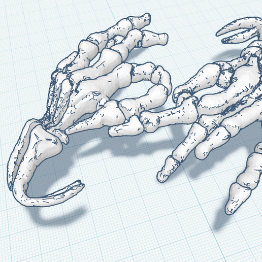korn 3D Skeleton HANDs