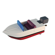 PhotoRoom-20230325_173032~2.png Spongebob Boatmobile (Boat car) paper clip holder - color separated