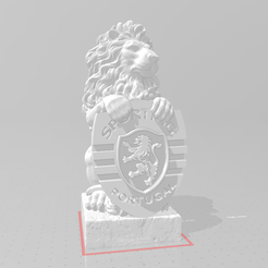 lionSCP.png Free STL file SCP, Sporting Club Portugal・3D print model to download