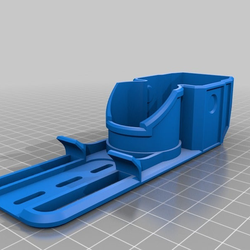 nerf laser ops pro phone holder - 3D model önizlemesi